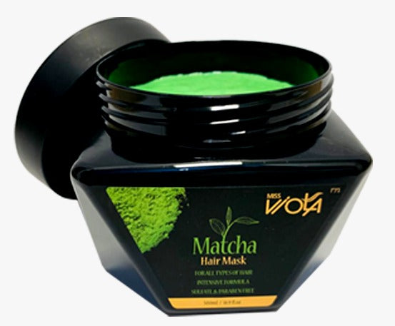 מסכה לשיקום וחיזוק השיער על בסיס מאצ'ה תה ירוק 500 מ"ל - מיס ויולה