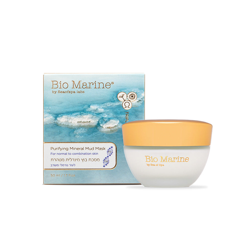 מסכת בוץ מינרלית מטהרת 50 מ"ל - ביו מרין Bio Marine